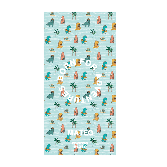 *PRE-ORDER* Children's towel for boys - with print & logo - option to add a name