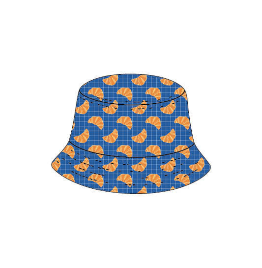 *PRE-ORDER* Bucket hat - кроасани тъмно сини SS26