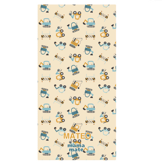 *PRE-ORDER* Children's towel for boys - with print & logo - option to add a name