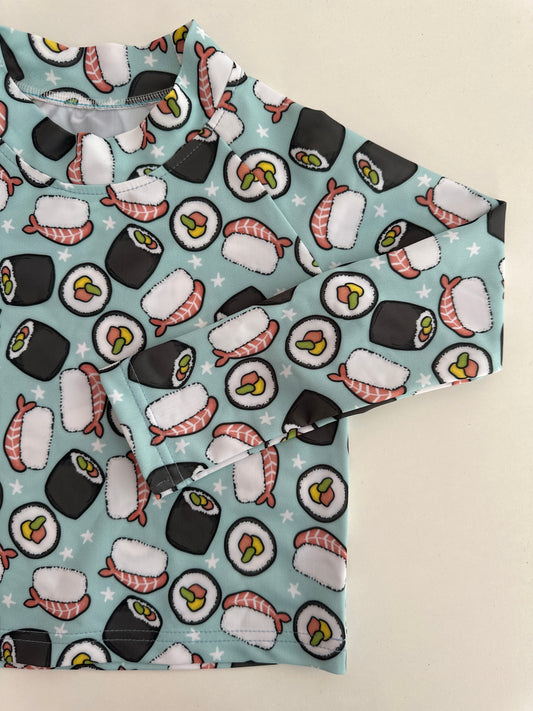 ANDREA - blouse with UV protection (UPF 50+) - sushi print