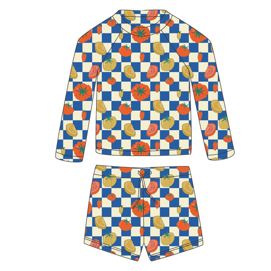 Surf shorts UV protection - dinosaurs