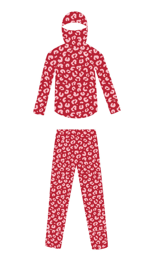 GROW MATE - комплект термобельо, което расте с детето - леопард