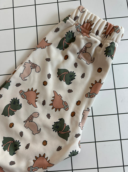 Children's thermal leggings - grow mate collection - BOHO DINO