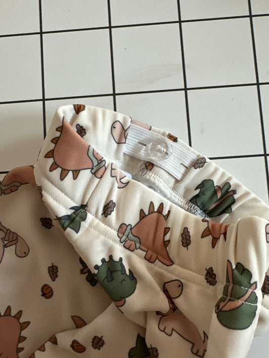 Children's thermal leggings - grow mate collection - BOHO DINO