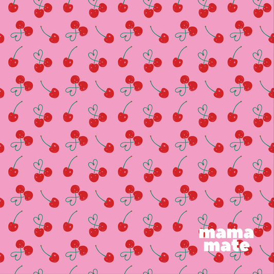 *pre-order* Плажна кърпа - cherries *опция за добавяне на име*