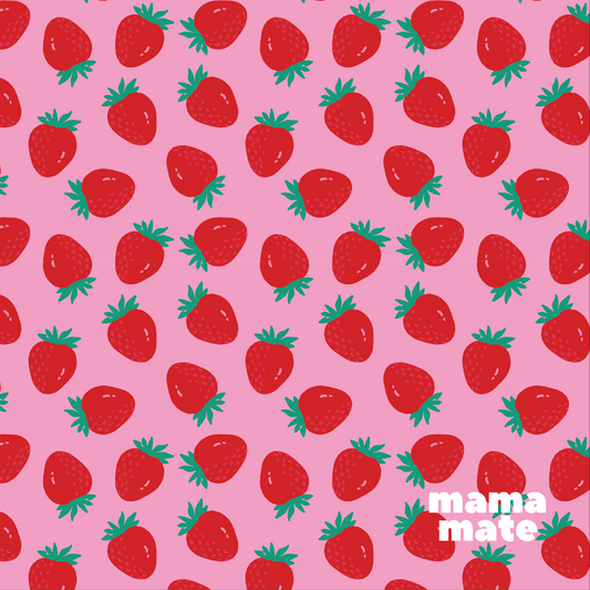 *pre-order* Плажна кърпа - ягоди *опция за добавяне на име*