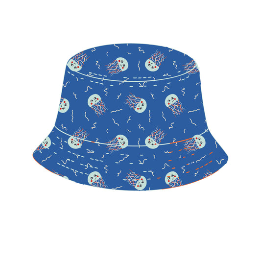 *PRECOMANDĂ* Pălărie tip găleată - JELLY FISH BLUE