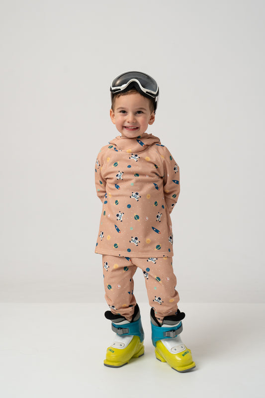 GROW MATE - комплект термобельо, което расте с детето - космонавт