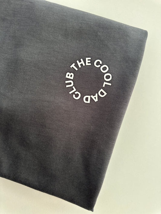 Oversized men's t-shirt - "dad/daddy/dad/daddy" in granite