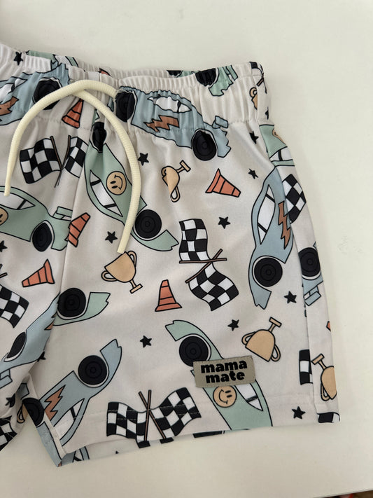 Surf shorts UV protection - dinosaurs