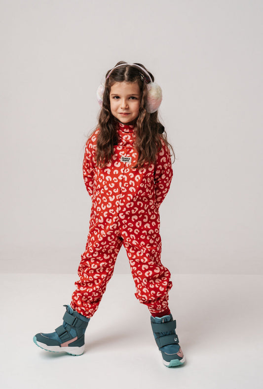 STORMIE - софтшел приключенски гащеризон за дъжд и сняг - леопард