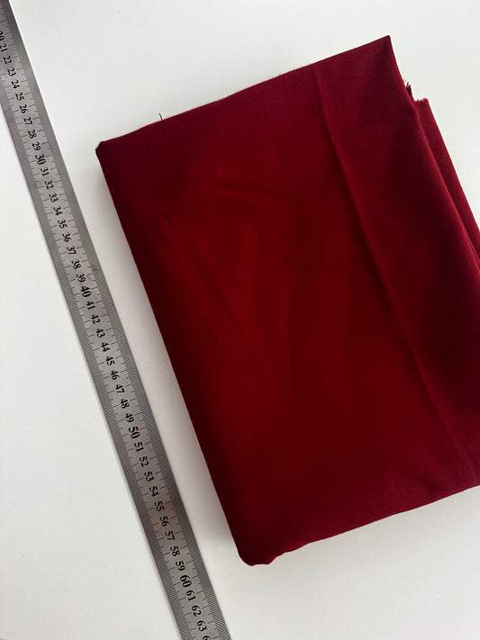 *Recycle* плат - бордо плътен памук (1м)