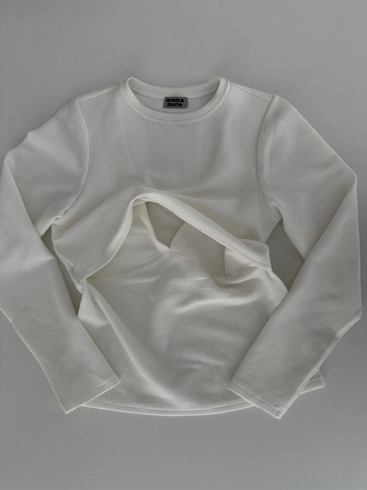 EMA - памучна блуза за кърмене с дълъг ръкав - limited edition