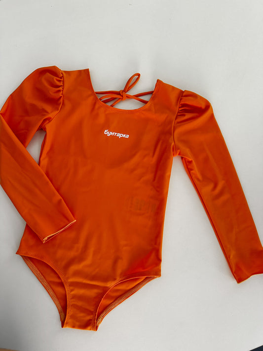 UPF 50+ с дълъг ръкав • neon orange