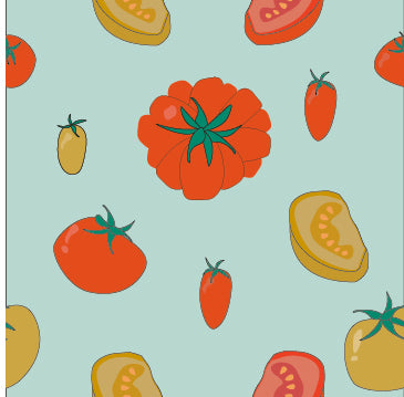 *PRECOMANDĂ* Pălărie tip găleată - BIO TOMATOES colecția albastru deschis pentru mame și copii *ediție limitată*