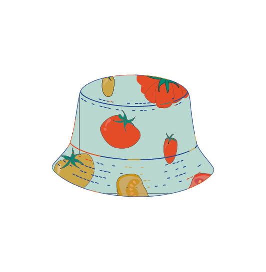 *PRE-ORDER* Bucket hat - BIO TOMATOES light blue mom 2 kid collection *limited edition*