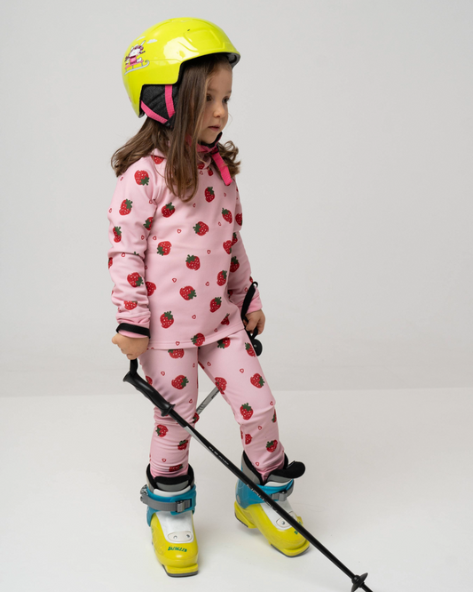 GROW MATE комплект термобельо, което расте с детето - ягодки