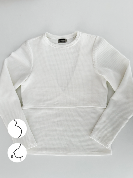 EMA - памучна блуза за кърмене с дълъг ръкав - limited edition