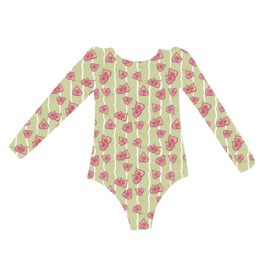 SYLVIE - дамски бански с дълъг ръкав и опция за подплънки + quick dry (UPF50+) - what the fig