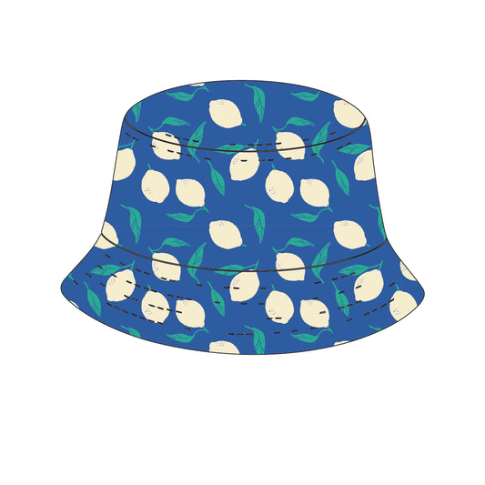 *PRE-ORDER* Bucket hat - BIO LEMONS blue mom 2 kid collection *limited edition*