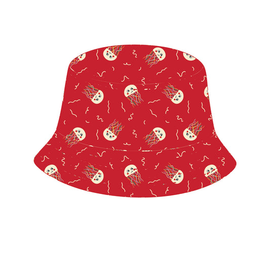 *PRE-ORDER* Bucket hat - JELLY FISH RED HIGH VISIBILITY