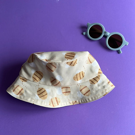 Double-faced bee hat - bucket hat bees