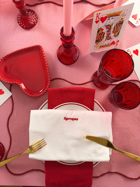 Оувърсайз тениска “бунтарка” в екрю