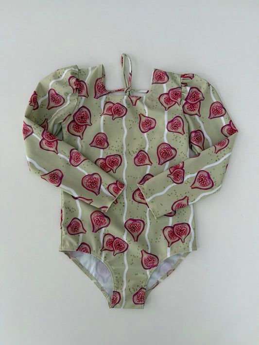 *PRECOMANDĂ* MARINA - Costum de baie pentru copii, dintr-o singură piesă, cu mâneci lungi și protecție UV (UPF 50+) - colecția OCTOPUS green mom 2 kid *ediție limitată*