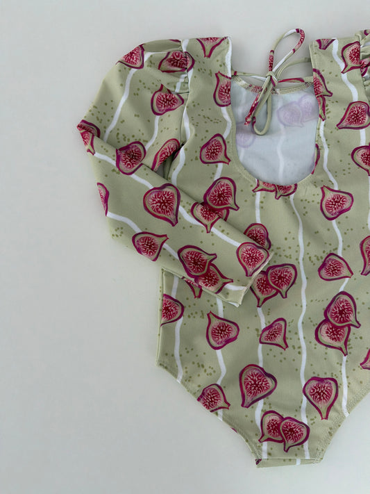 *PRECOMANDĂ* MARINA - Costum de baie pentru copii, dintr-o singură piesă, cu mâneci lungi și protecție UV (UPF 50+) - colecția OCTOPUS green mom 2 kid *ediție limitată*