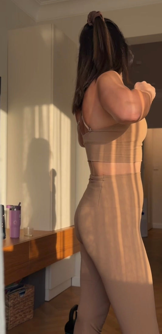 ACTIVE TIGHTS RAFFLES - Iced Latte