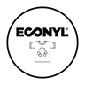Бански от две части със стандартна талия - черен рипс ECONYL®