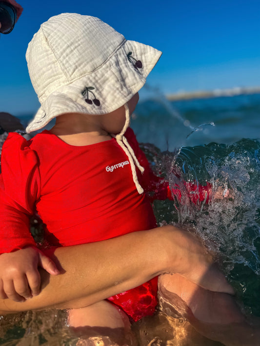 UPF 50+ с дълъг ръкав  - baywatch red SS26